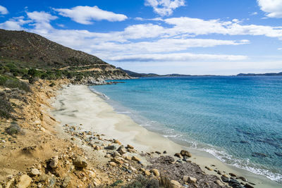 Piscadeddu's beach and its beautiful turquoise sea