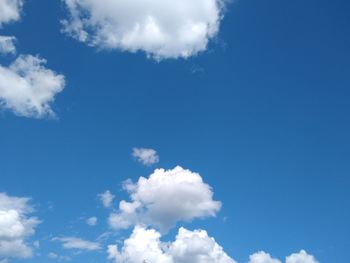 Low angle view of clouds in sky