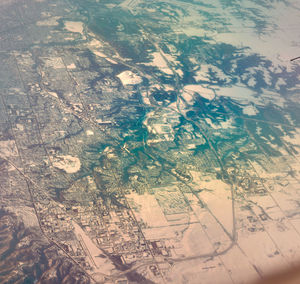 Aerial view of sea