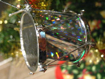 Close-up of christmas decoration