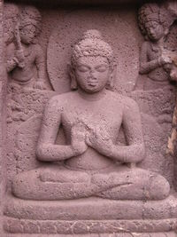 Close-up of buddha statue