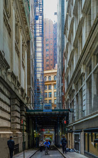 Street amidst buildings in city