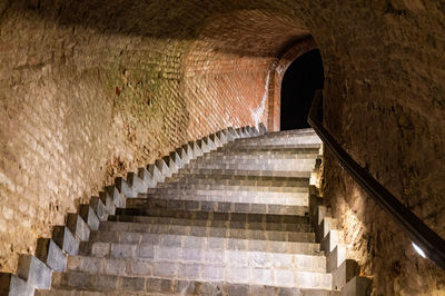 Staircase in old building