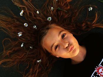 Close-up of young woman