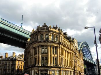 Low angle view of building against sky