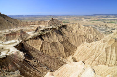 Scenic view of dramatic landscape