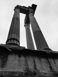 Low angle view of old ruins