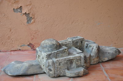 Close-up of old weathered wall