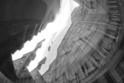 Low angle view of buildings in city