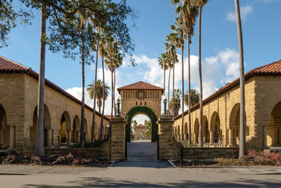 View of historic building against sky