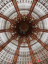 Low angle view of ceiling