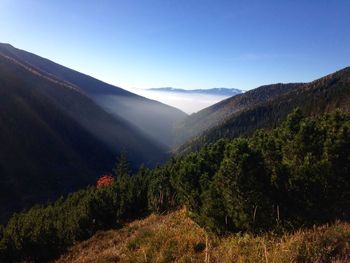 Scenic view of mountains