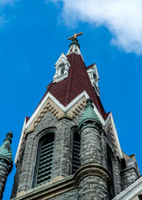 Low angle view of temple