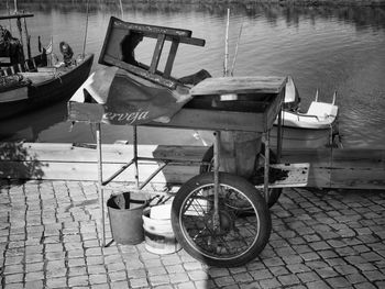 Bicycle by water