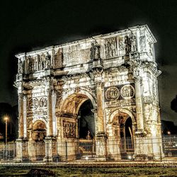 Facade of old building