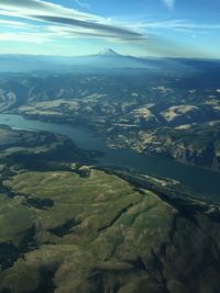 Aerial view of landscape