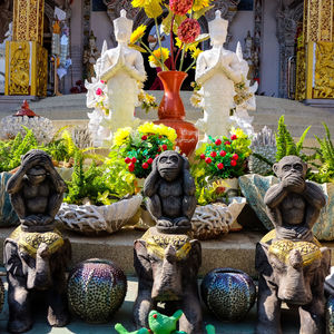 Sculpture in temple