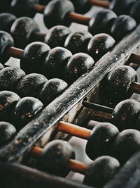 Full frame shot of blueberries