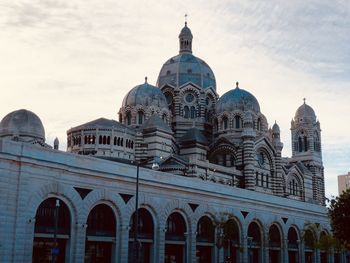 Low angle view of building against sky