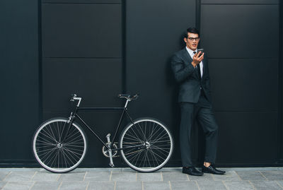 Young man using smart phone