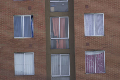 Full frame shot of building with windows