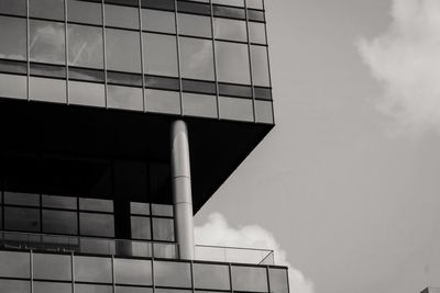 Low angle view of building against sky