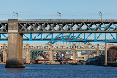 Low angle view of bridge against sky