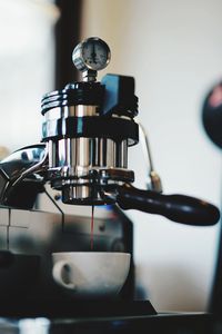 Close-up of coffee maker