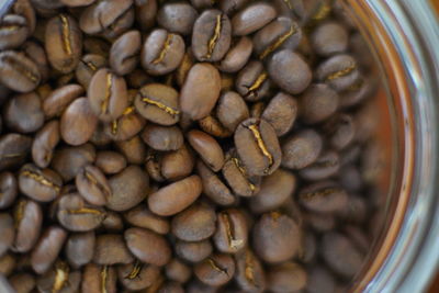 Full frame shot of coffee beans