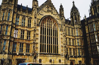 Low angle view of historic building