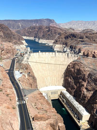 High angle view of landscape