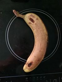 High angle view of heart shape on table