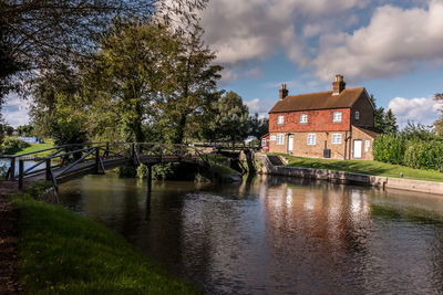 Stoke lock on the river wey