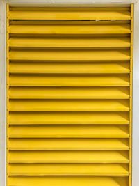 Full frame shot of yellow shutter