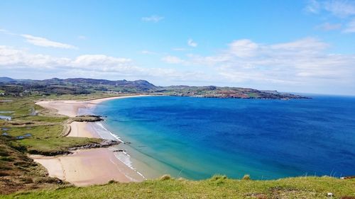 Scenic view of beach