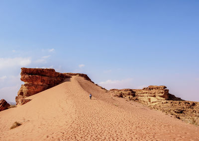 View of desert against sky
