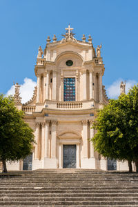 Low angle view of historical building