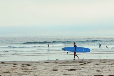 Group of people on the beach