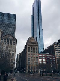 Low angle view of buildings against sky