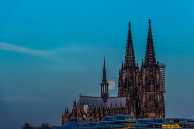 Low angle view of building against sky