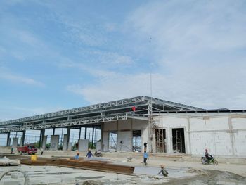 View of built structure against sky