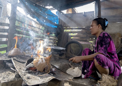 Ade's frame. adee is one of aceh's signature culinary mainstay produced from the home industry 