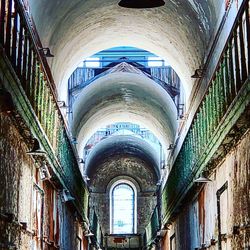 Low angle view of historical building