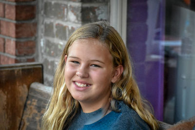 Portrait of a smiling girl