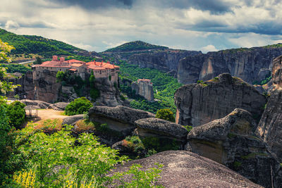 Meteora is a group of monasteries located in the picturesque mountains in the trikala region.