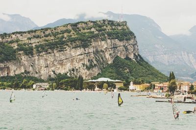 Scenic view of mountains