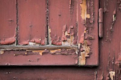 Full frame shot of rusty wood