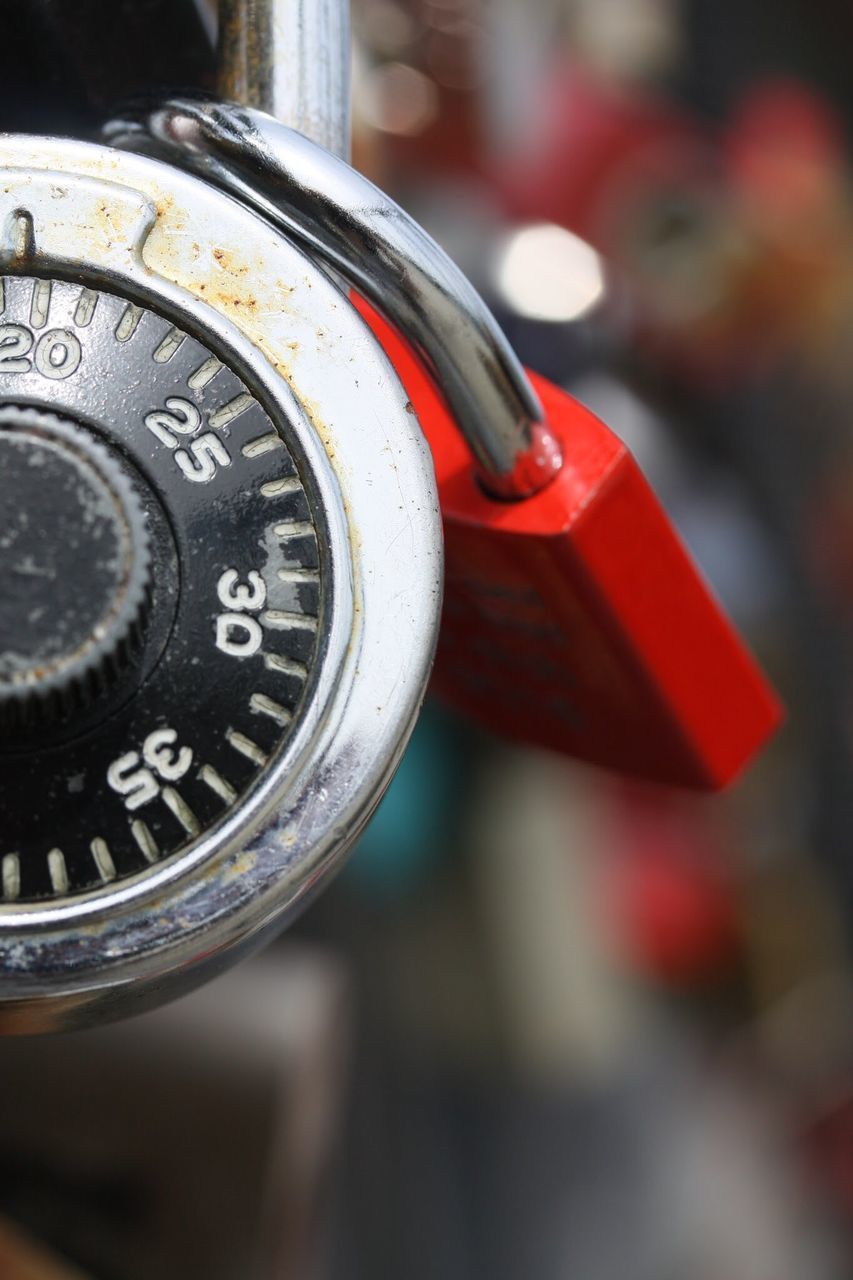 CLOSE-UP OF COIN-OPERATED BINOCULARS