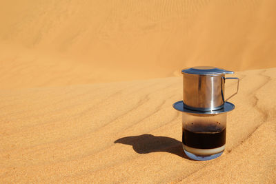 Close-up of drink on table