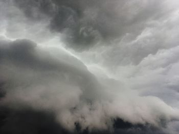 Low angle view of storm clouds in sky